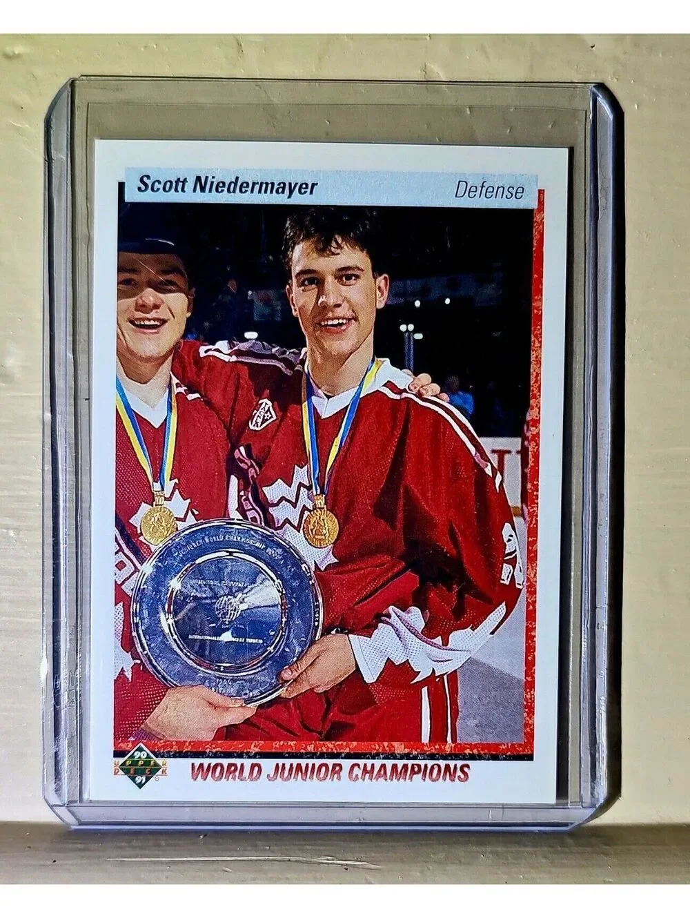 Scott Niedermayer 1990-91 Upper Deck World Junior Championships #461 Hockey